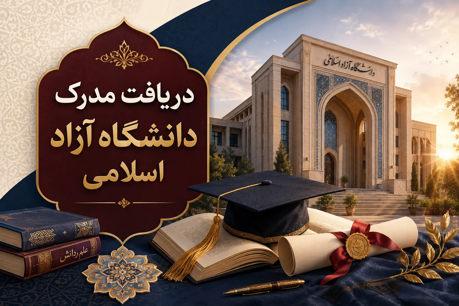 دریافت مدرک دانشگاه آزاد اسلامی و پیگیری فارغ التحصیلی